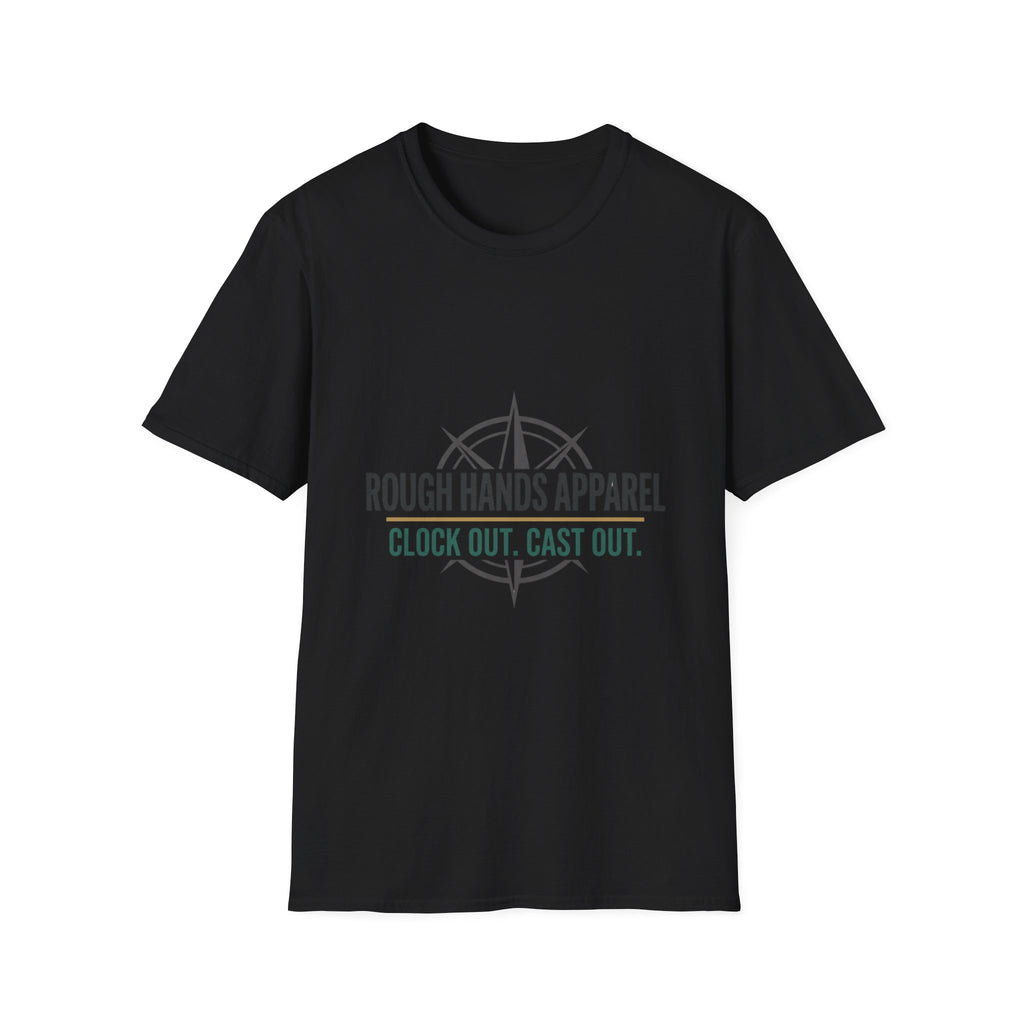 Rough Hands Apparel Logo Tee – Blue Wave
