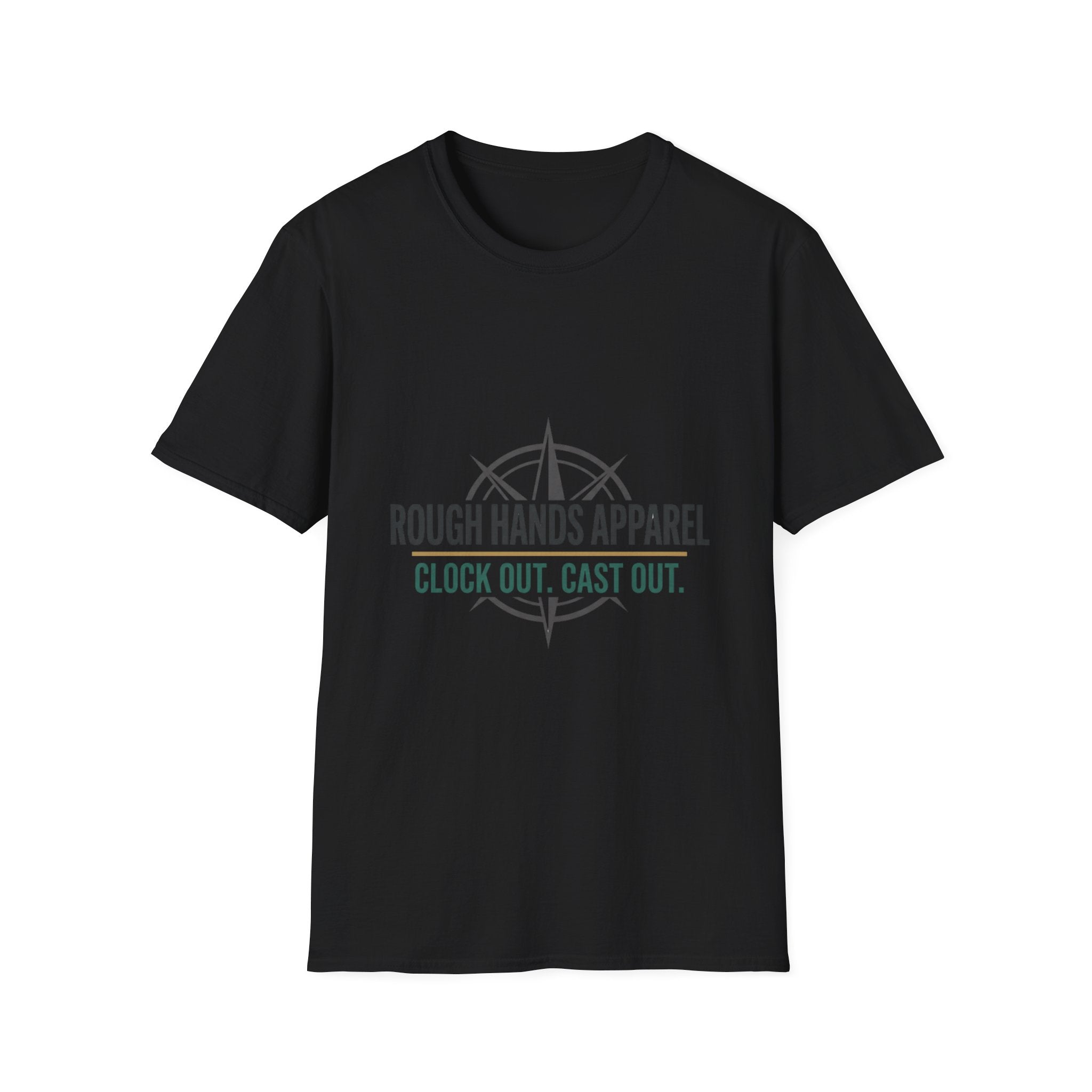 Rough Hands Apparel Logo Tee – Blue Wave