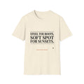 Steel Toe Boots. Soft Spot for Sunsets. – Rough Hands Apparel Tee