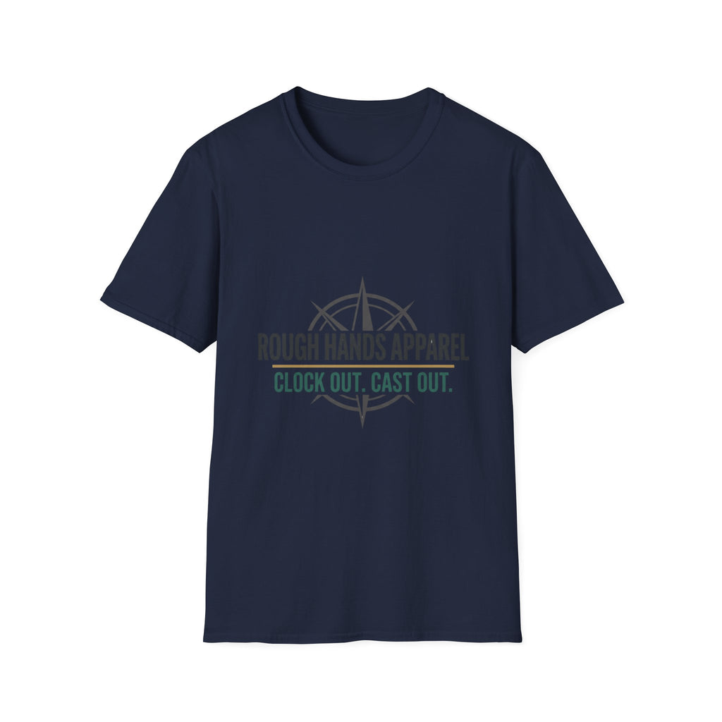 Rough Hands Apparel Logo Tee – Blue Wave
