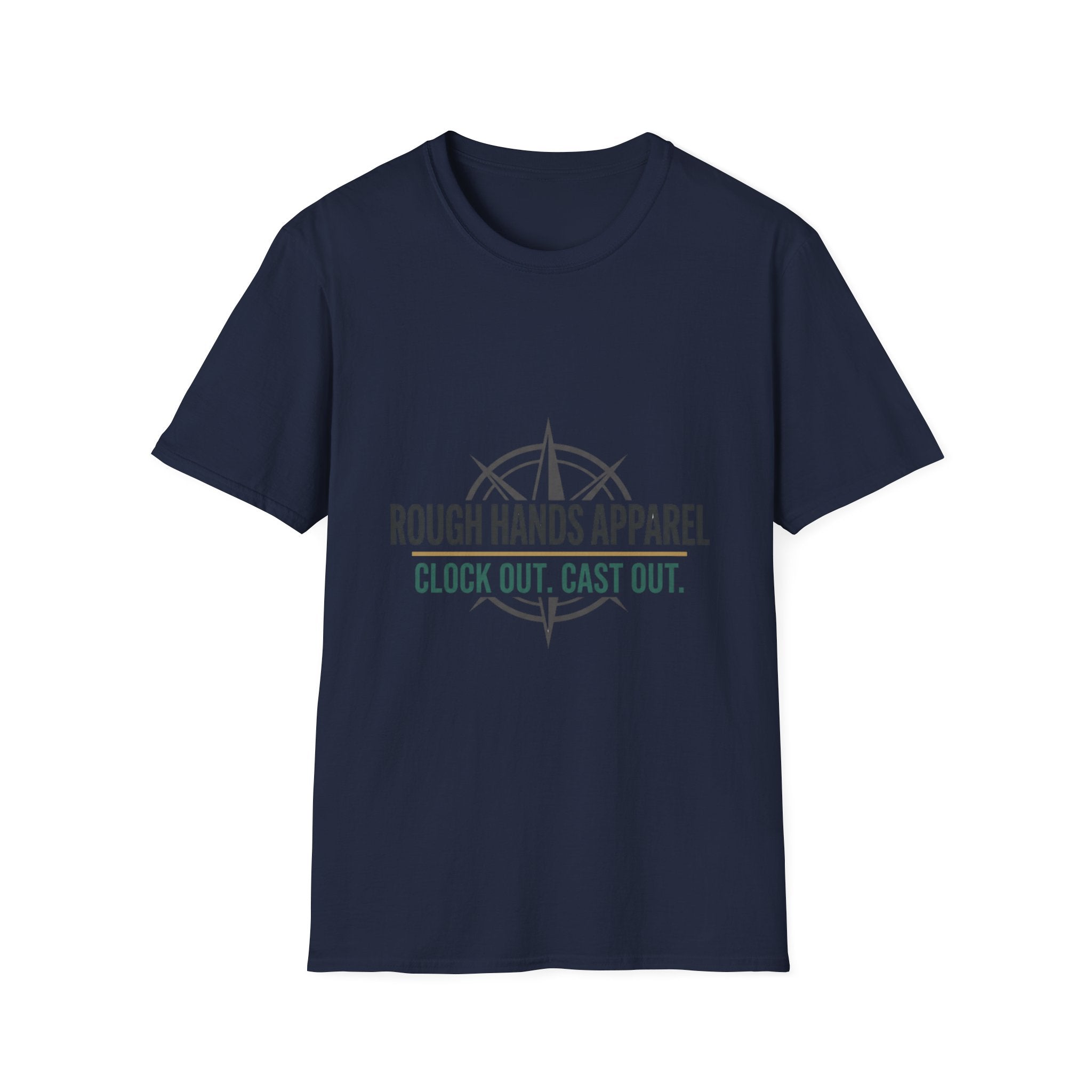 Rough Hands Apparel Logo Tee – Blue Wave