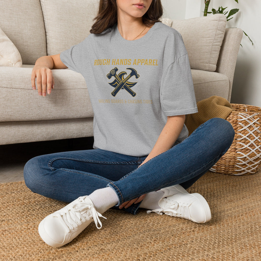 Nailing Boards, Chasing Tides – Rough Hands Apparel Tee