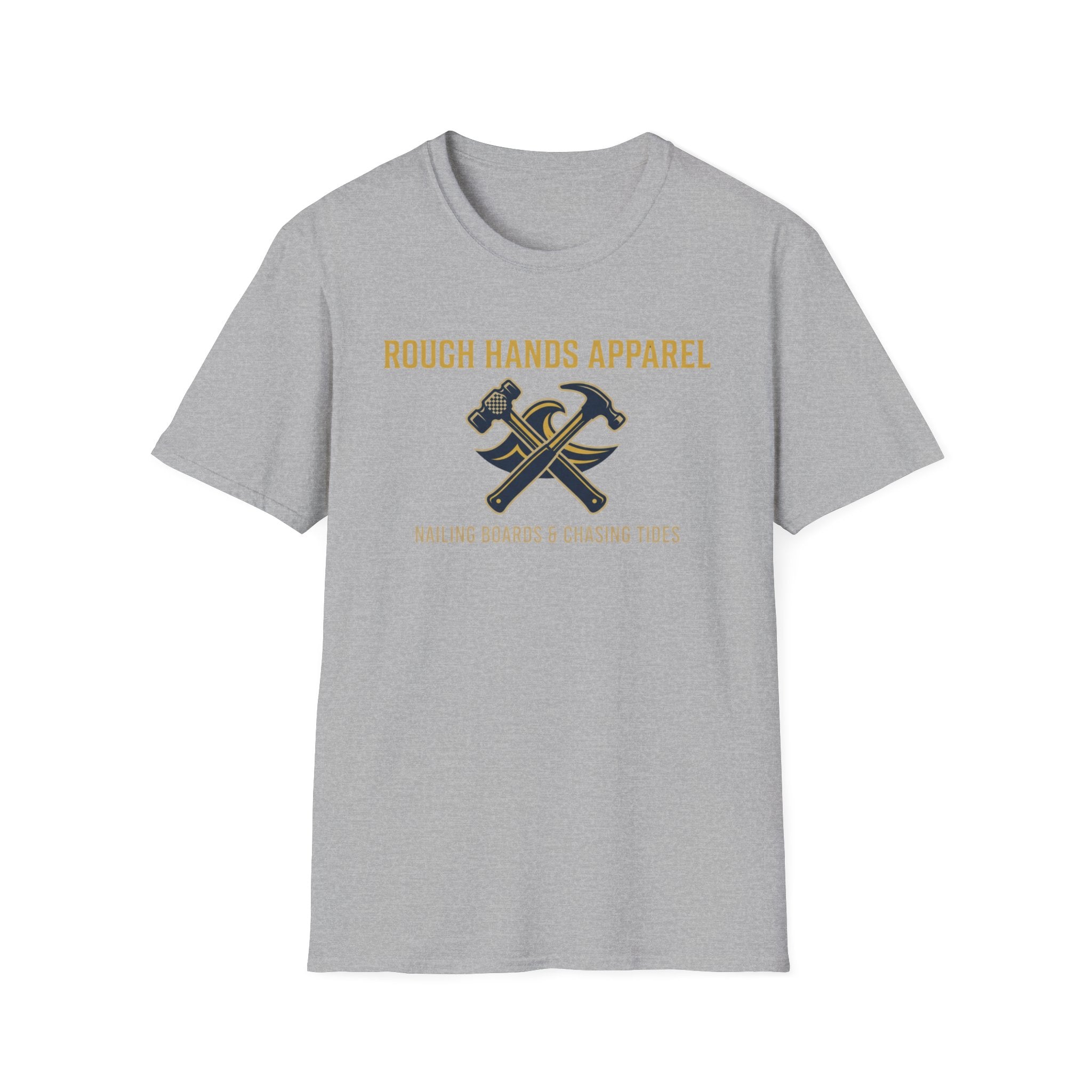 Nailing Boards, Chasing Tides – Rough Hands Apparel Tee