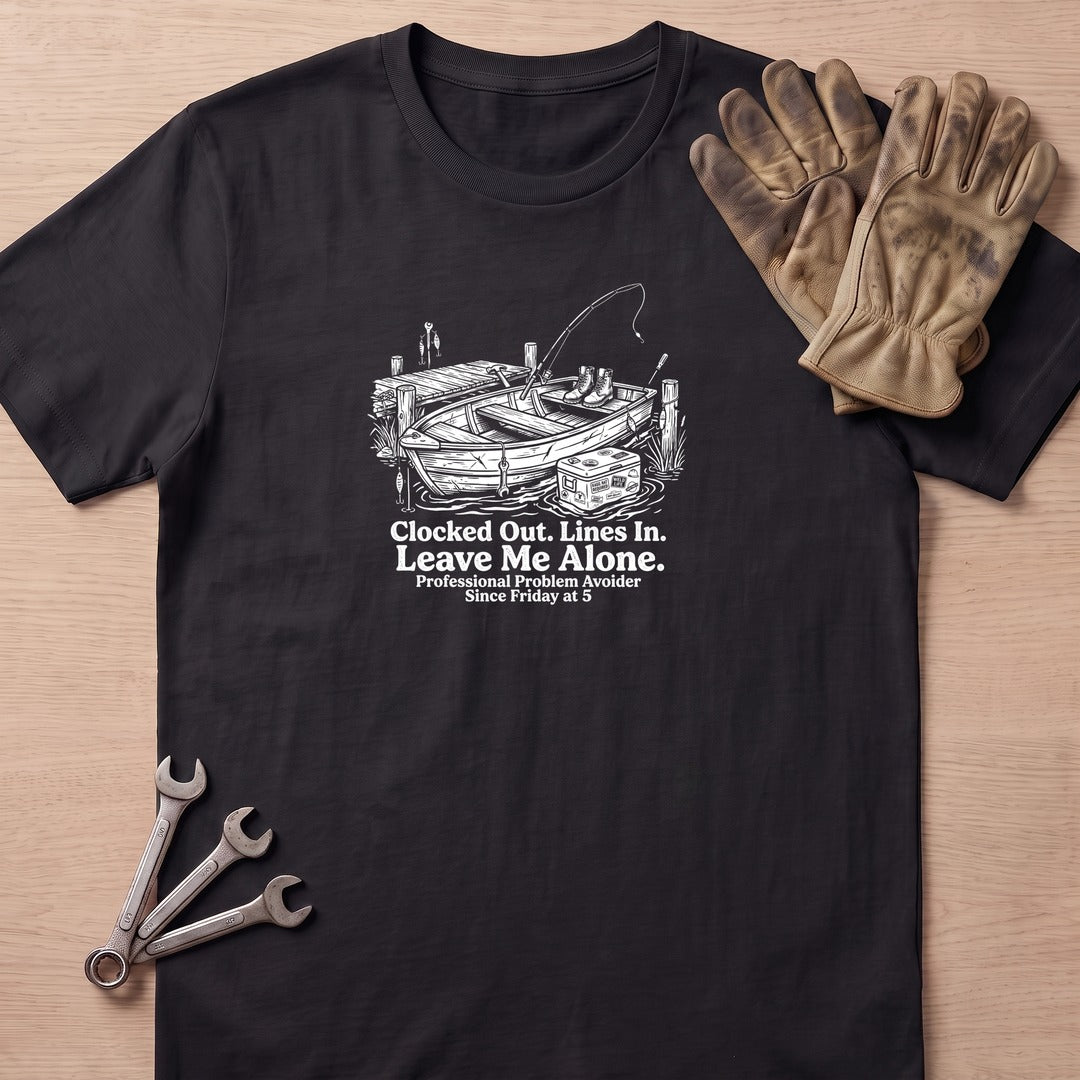 Line's In T-Shirt