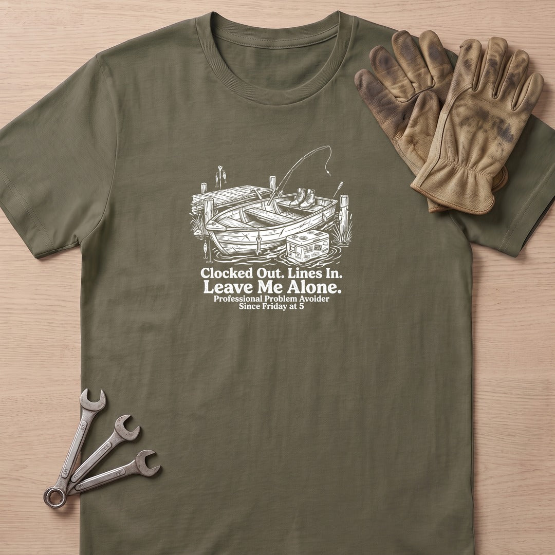 Line's In T-Shirt
