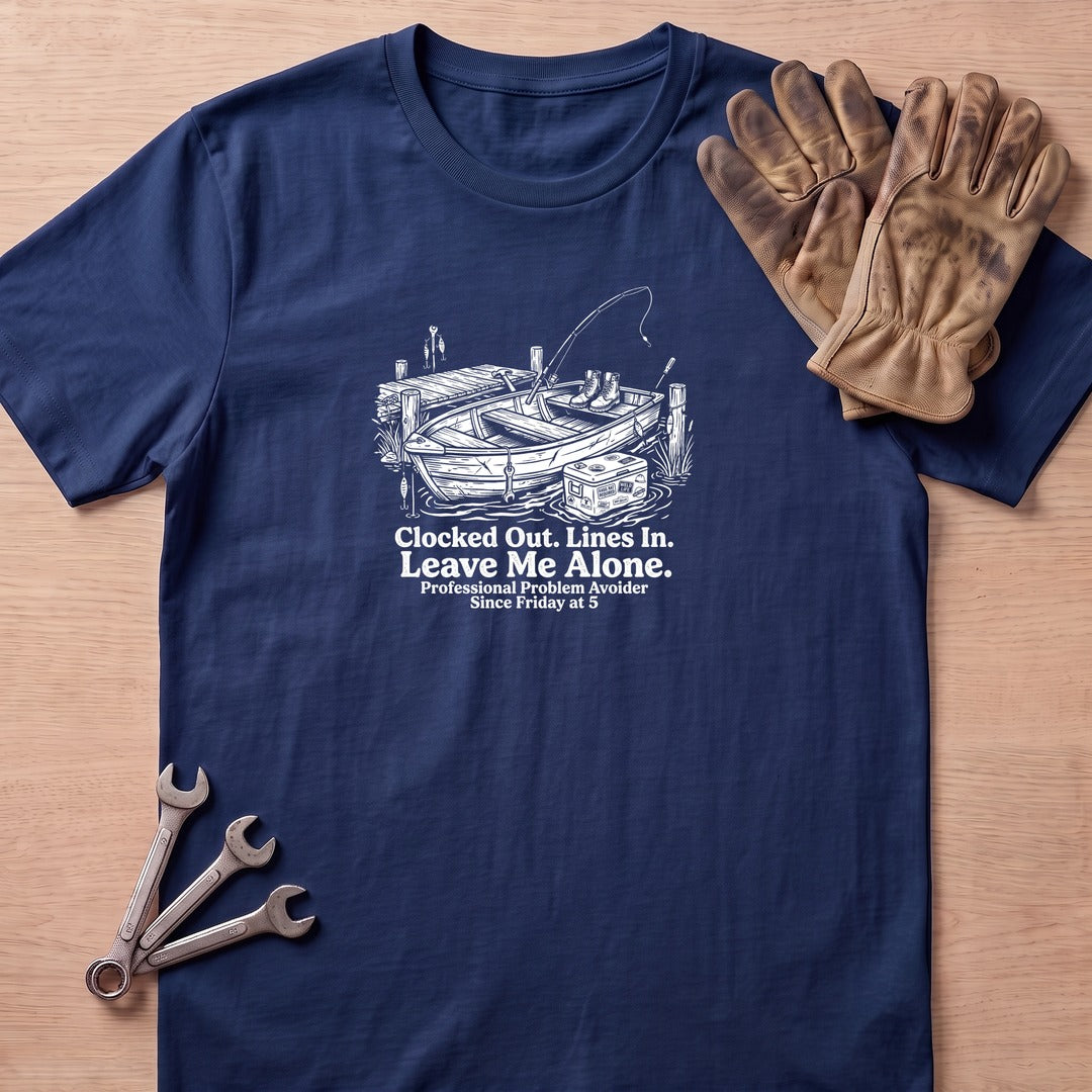 Line's In T-Shirt