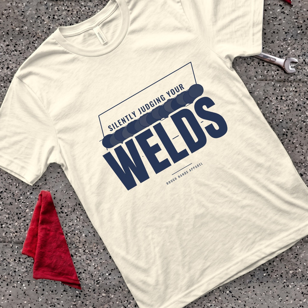 Silently Judging Welds T-Shirt