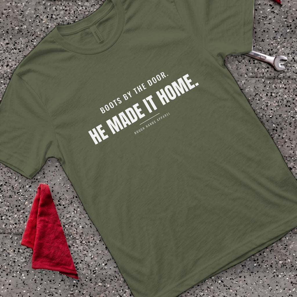 Boots By Door T-Shirt
