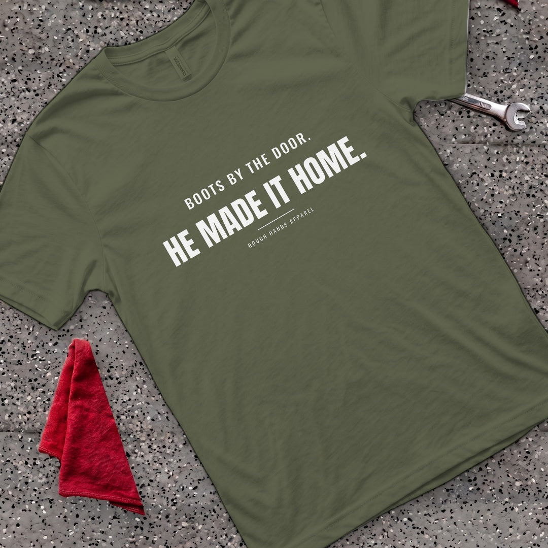 Boots By Door T-Shirt
