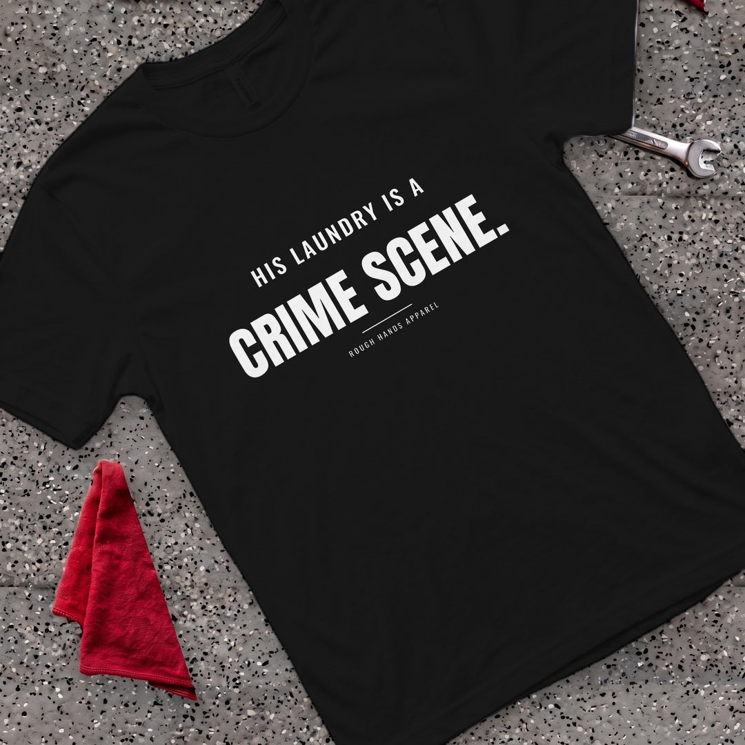 Laundry Crime Scene T-Shirt