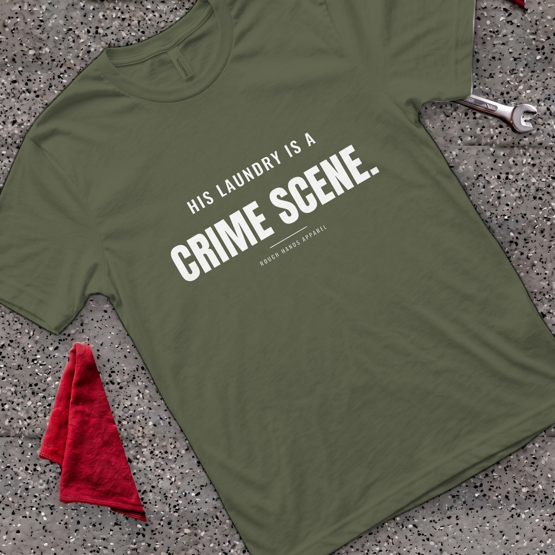 Laundry Crime Scene T-Shirt