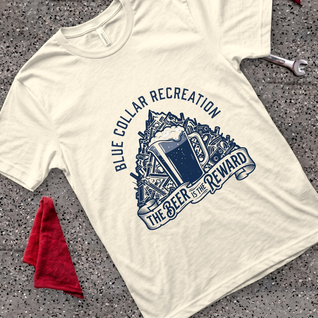 Beer's The Reward T-Shirt - Natural