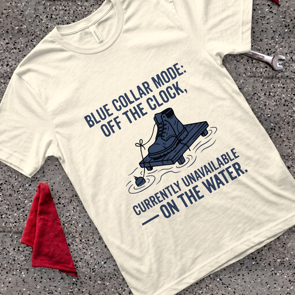 Blue Collar Mode T-Shirt - Natural