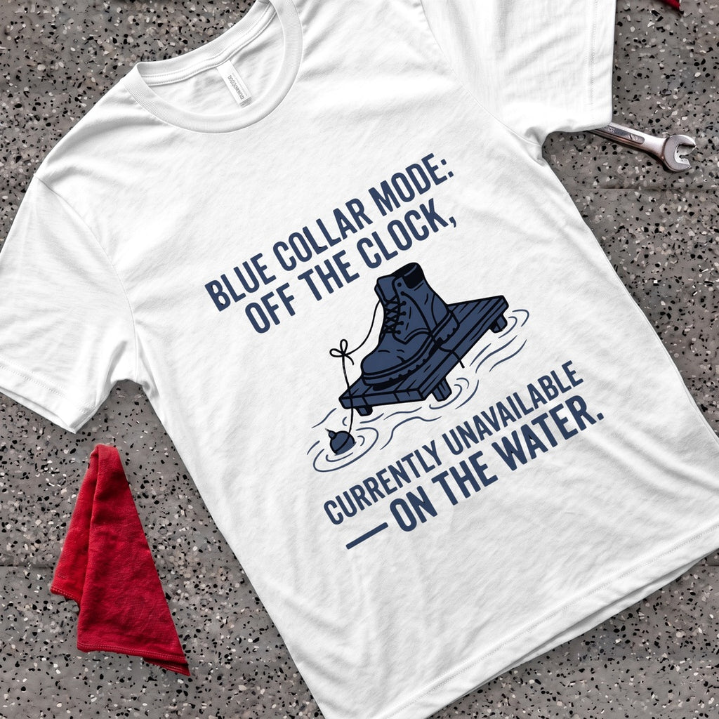 Blue Collar Mode T-Shirt - White