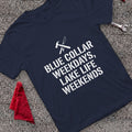 weekdays weekends T-Shirt - Navy