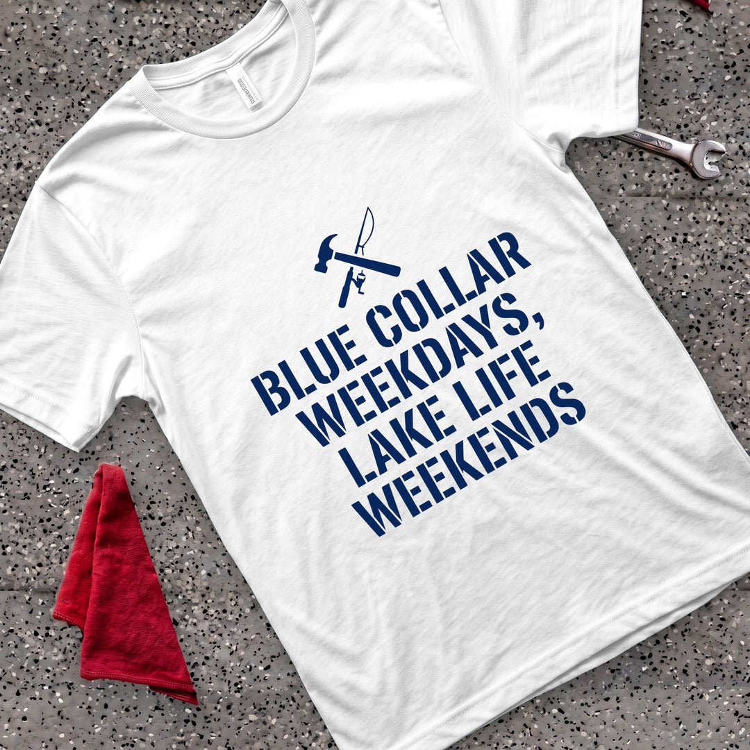 weekdays weekends T-Shirt - White