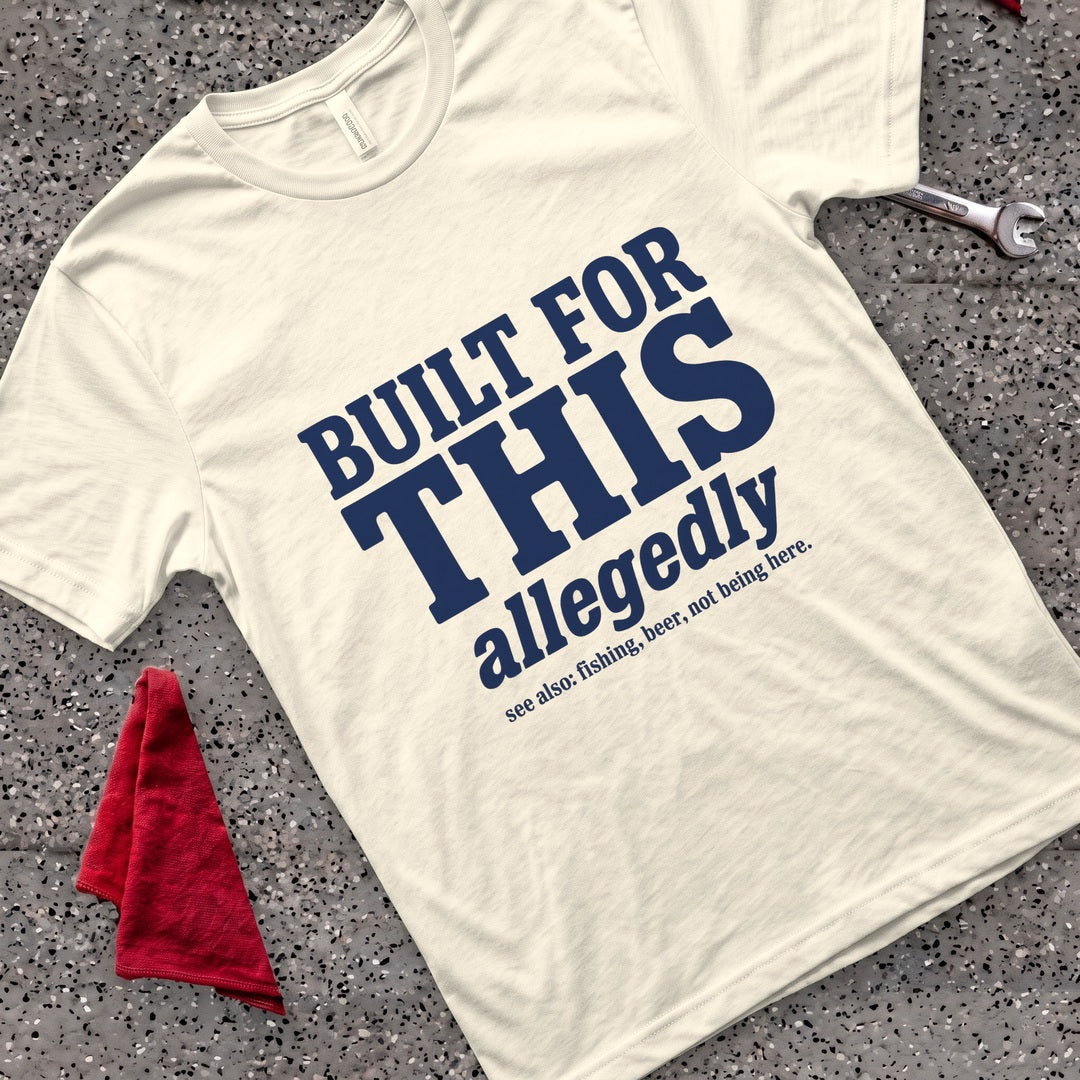 Built Allegedly T-Shirt - Natural