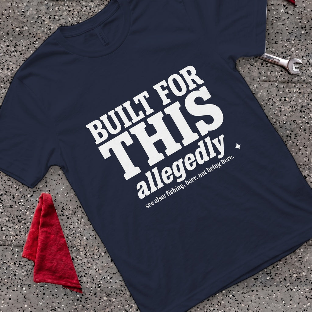Built Allegedly T-Shirt - Navy