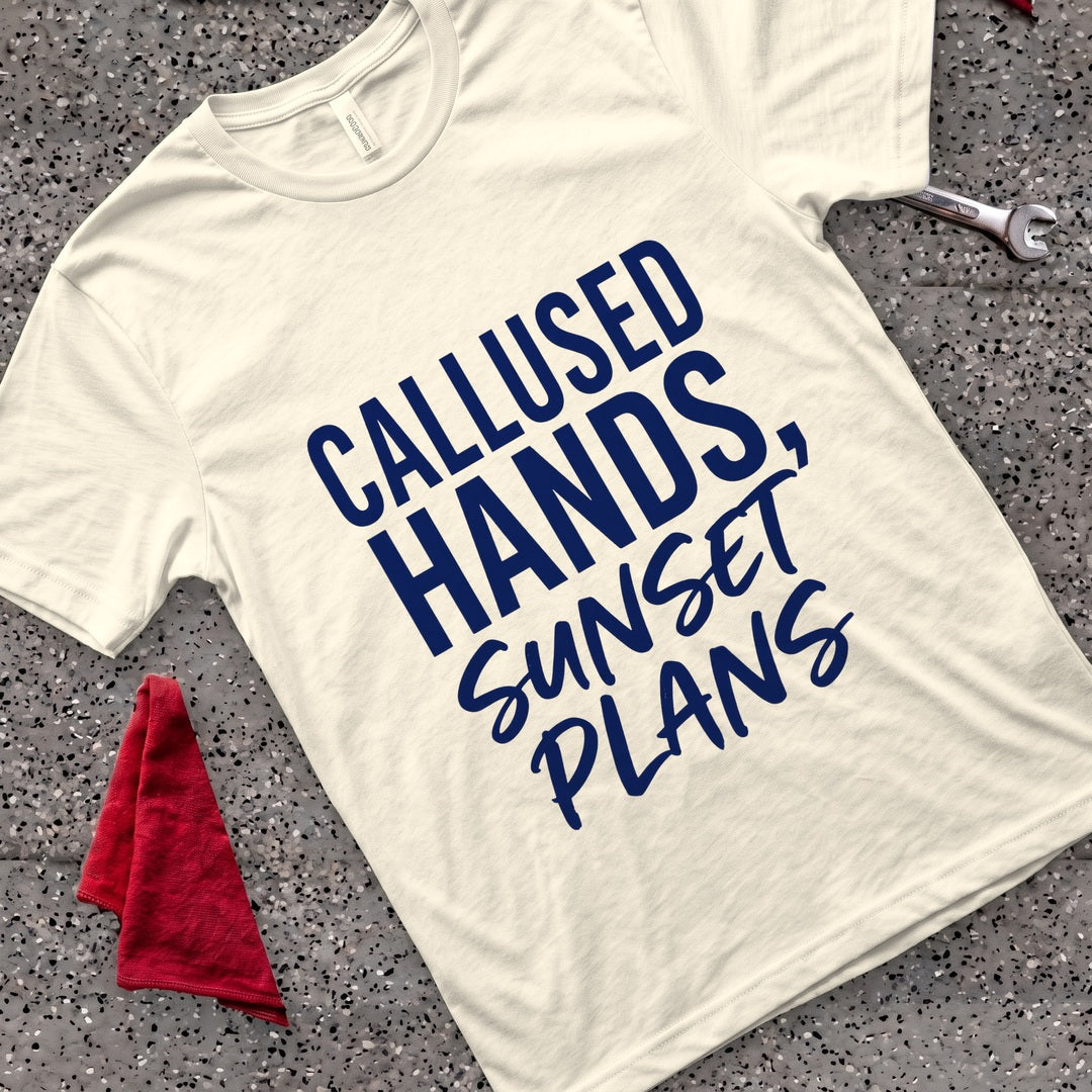 Sunset Plans T-Shirt - Natural