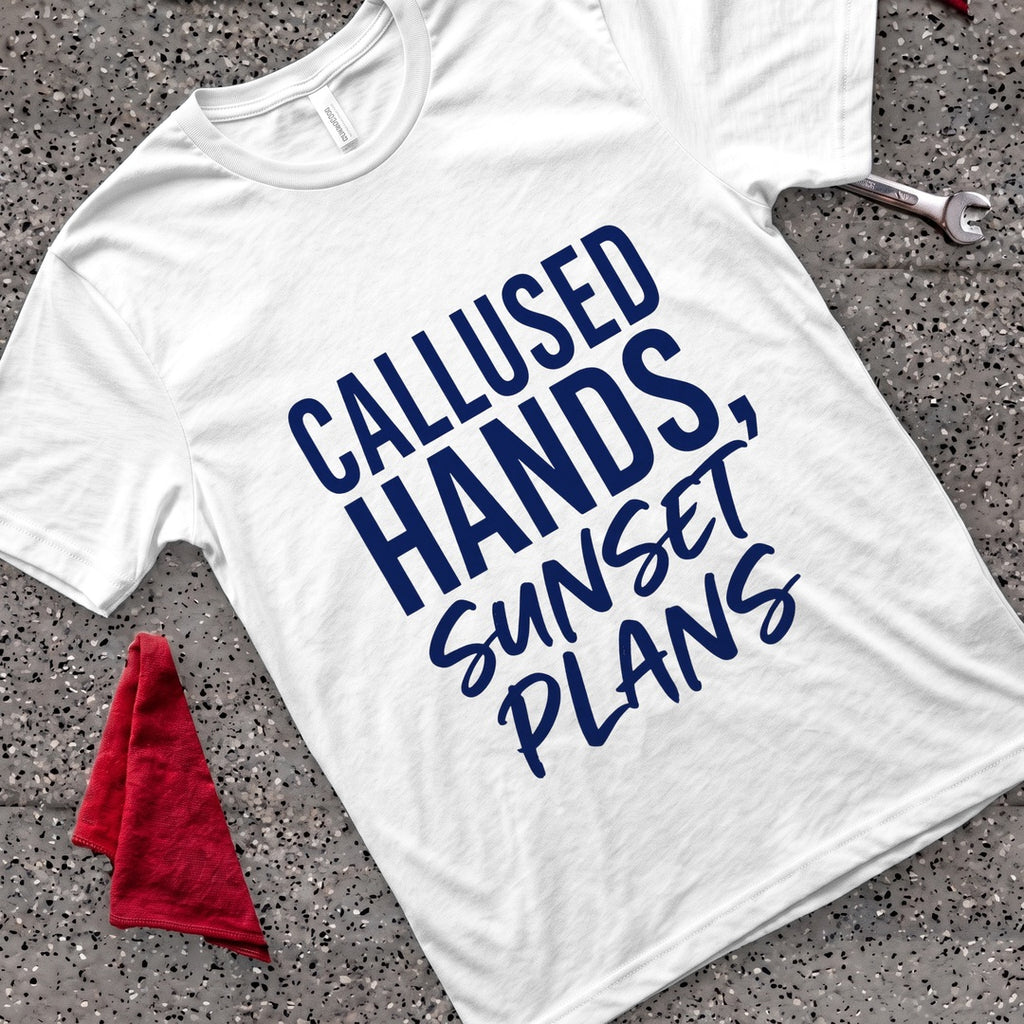 Sunset Plans T-Shirt - White