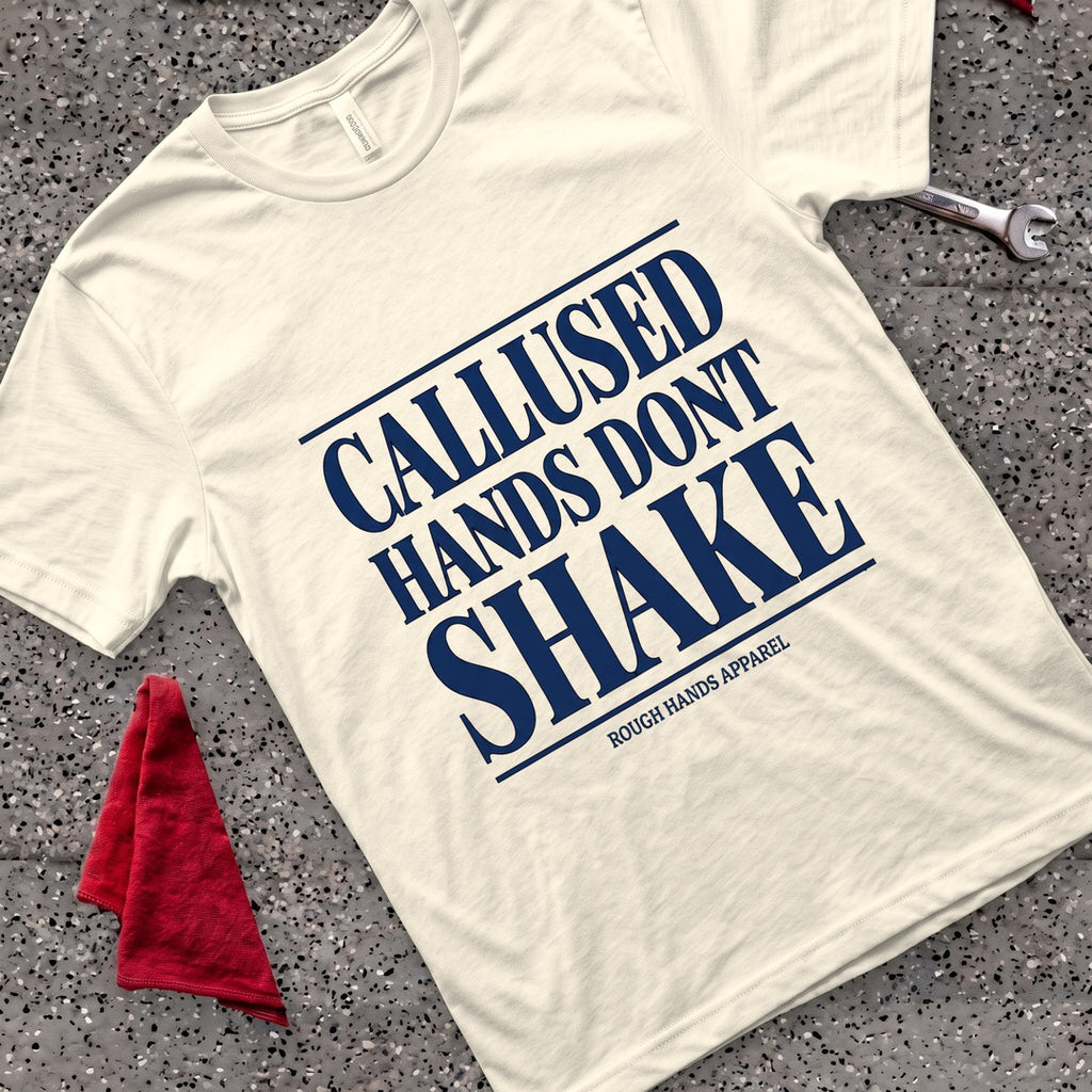 Hands Don't Shake T-Shirt - Natural