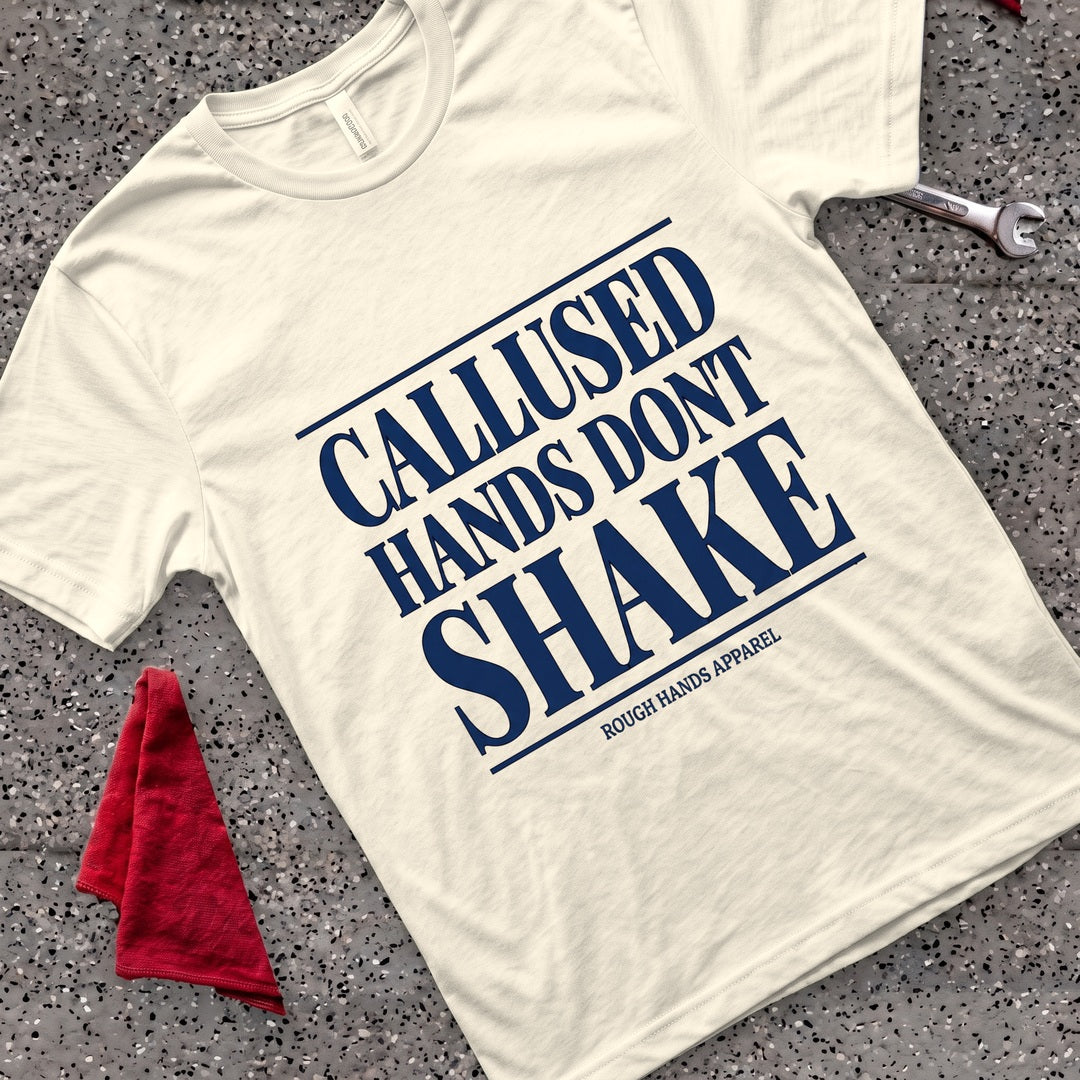 Hands Don't Shake T-Shirt - Natural