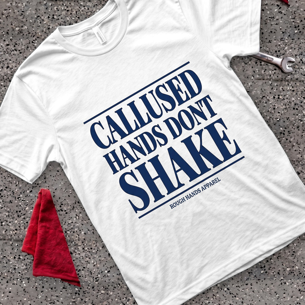 Hands Don't Shake T-Shirt - White