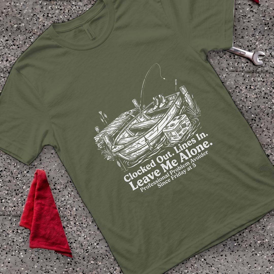 Leave Me Alone T-Shirt - Military Green