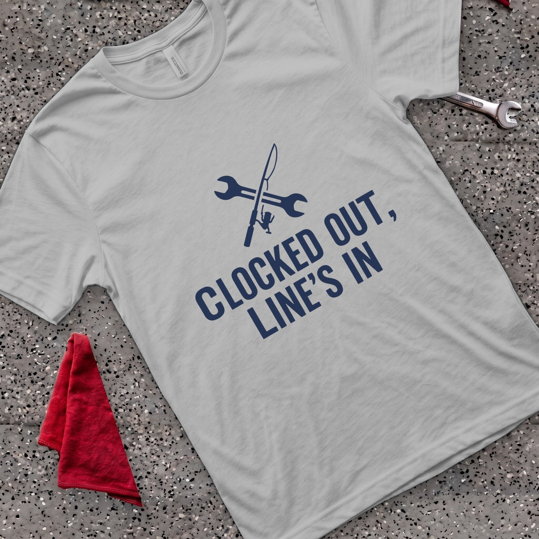 Line's In T-Shirt - Sport Grey