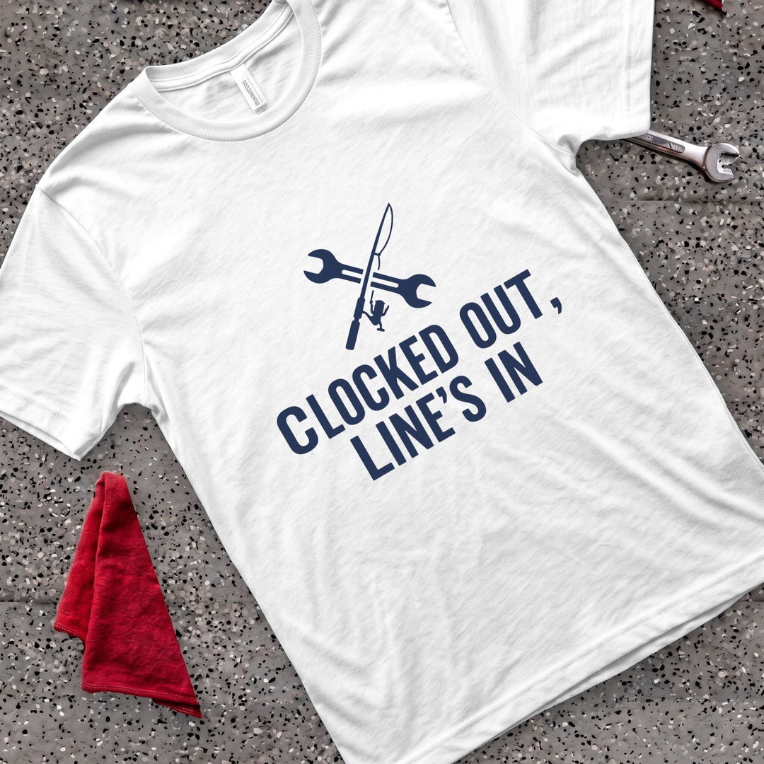 Line's In T-Shirt - White