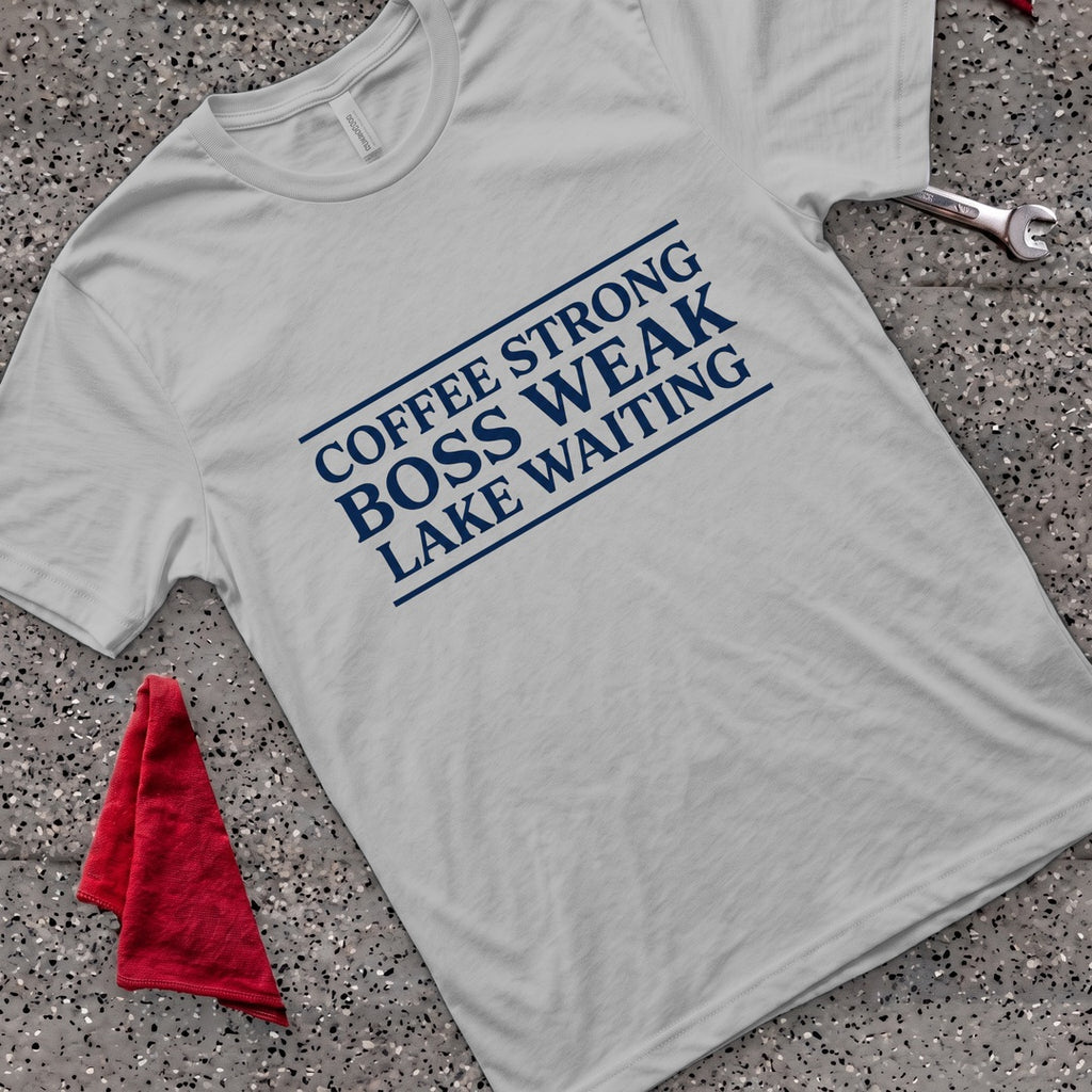Coffee Strong T-Shirt - Sport Grey