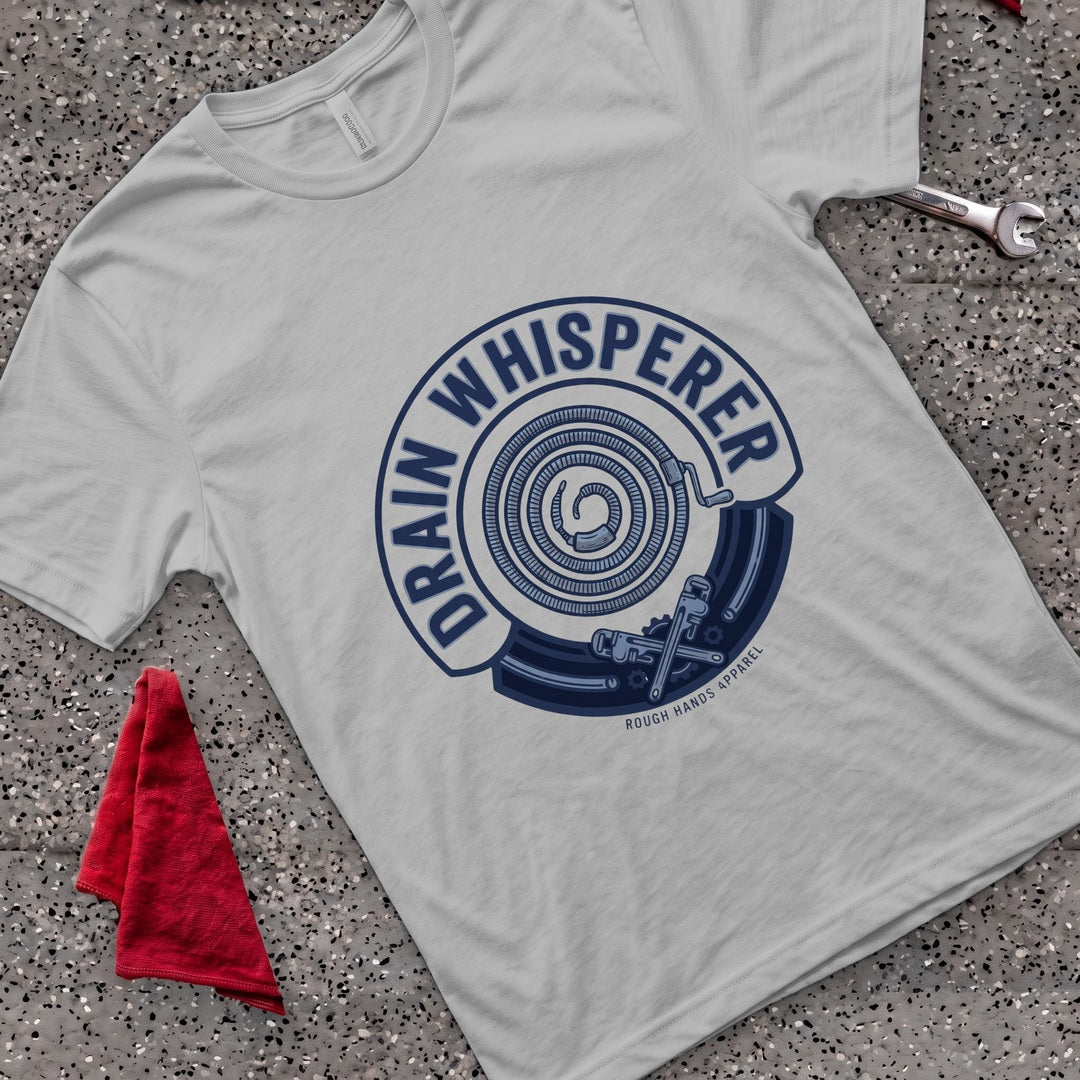 Drain Whisperer T-Shirt - Sport Grey