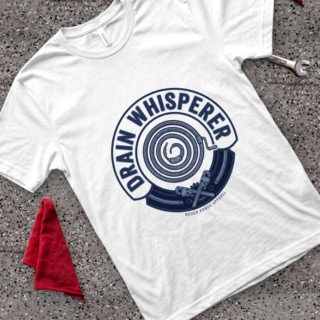 Drain Whisperer T-Shirt - White