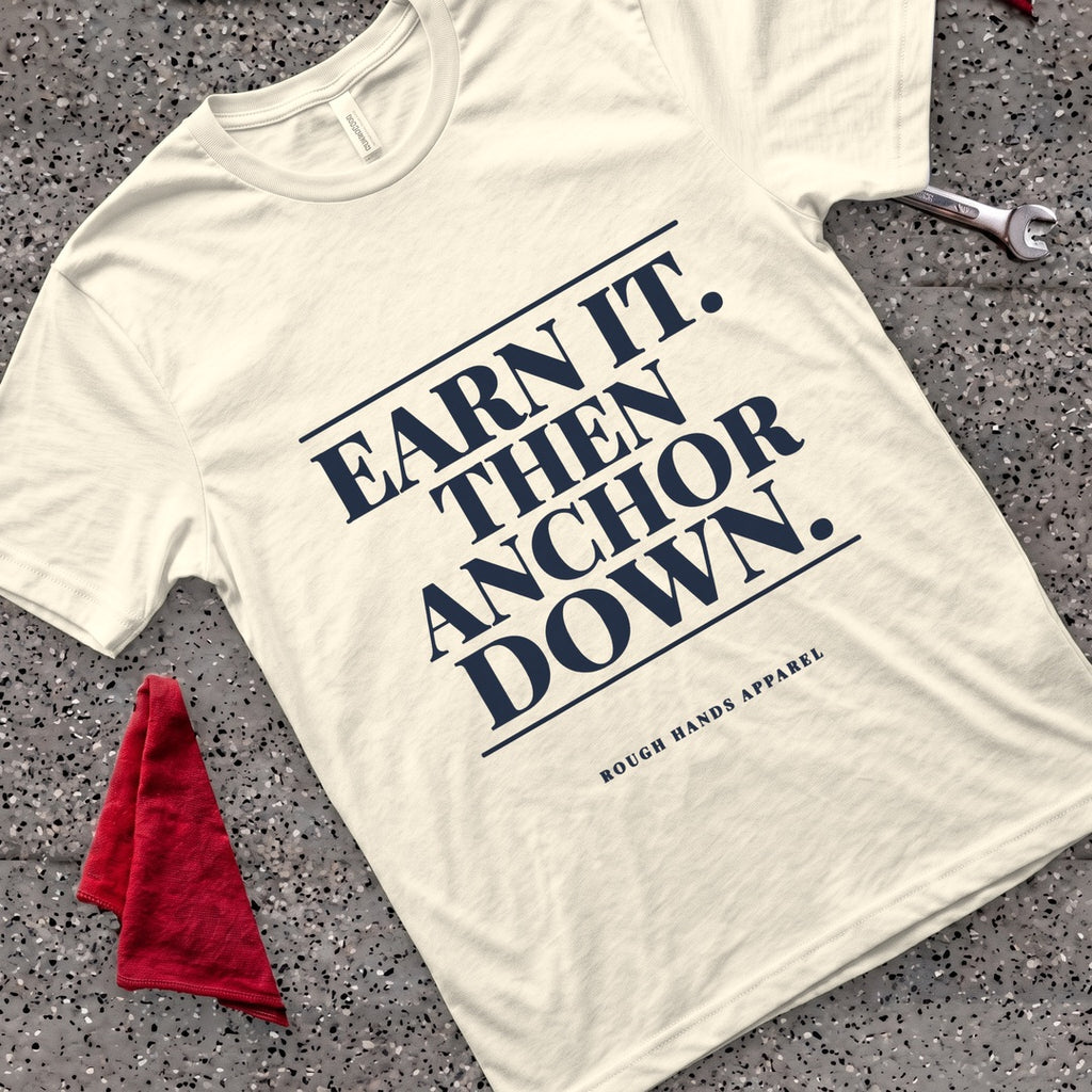 Anchor Down T-Shirt - Natural