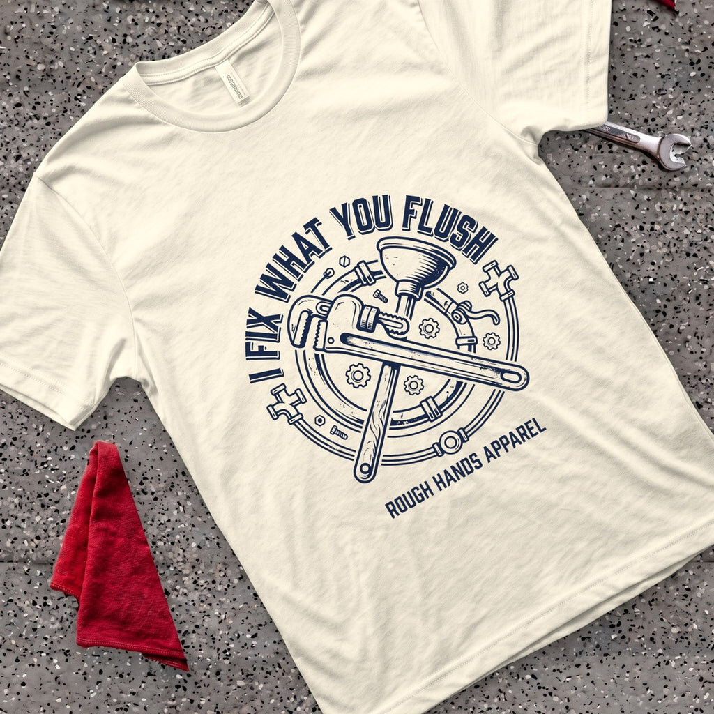Fix U Flush T-Shirt - Natural