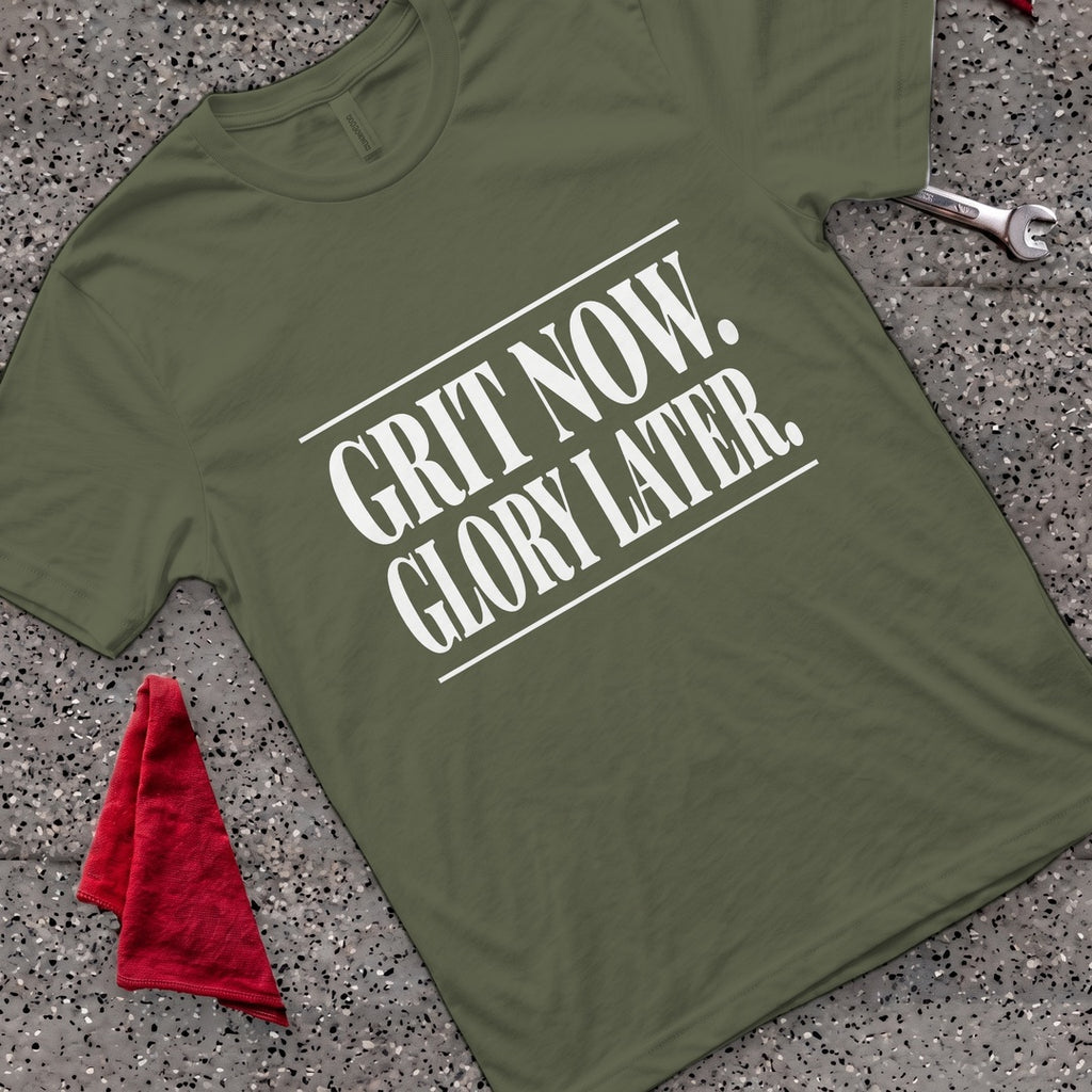 Grit & Glory T-Shirt - Military Green