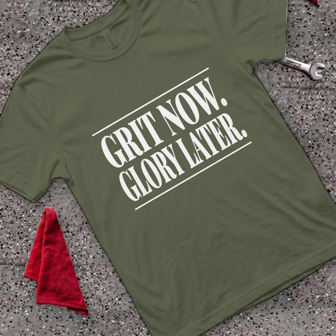 Grit & Glory T-Shirt - Military Green