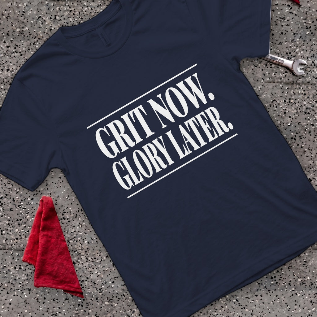 Grit & Glory T-Shirt - Navy