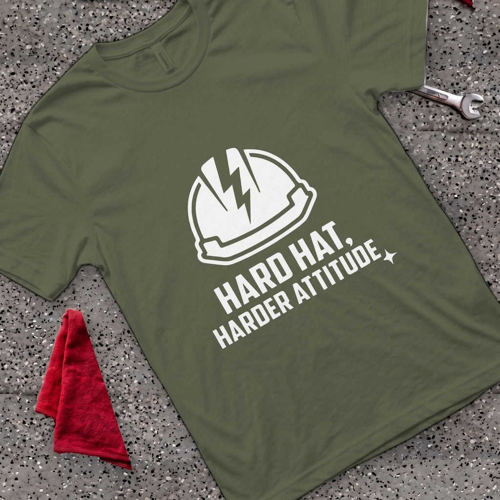 Harder Attitude T-Shirt - Military Green