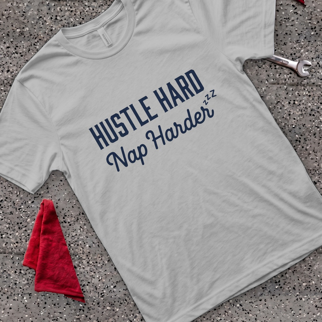 Nap Harder T-Shirt - Sport Grey
