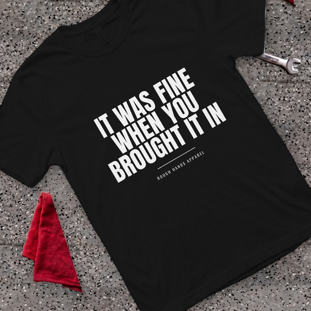 Was Fine Before T-Shirt - Black