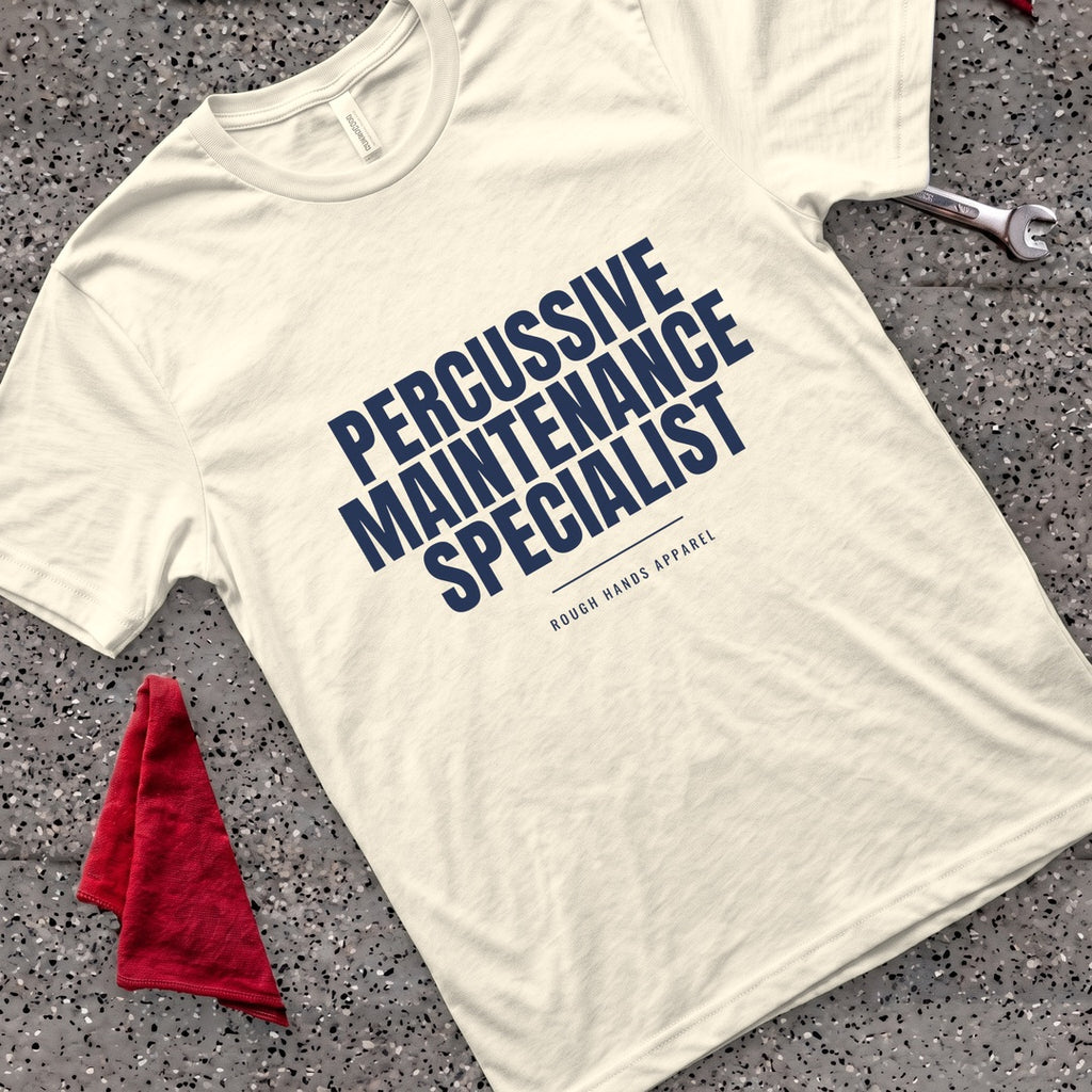 Percussive Maintenance T-Shirt - Natural