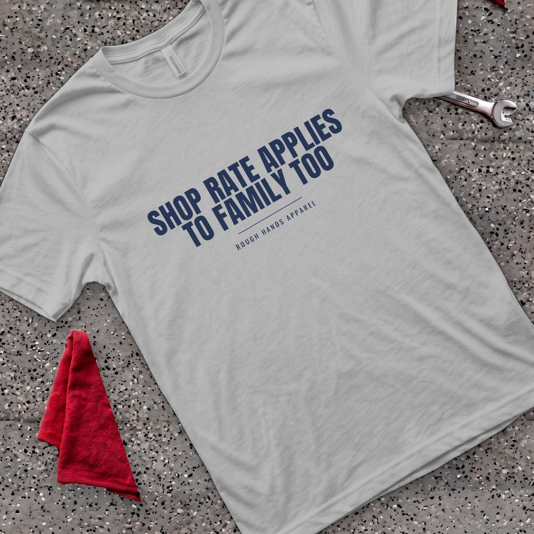 Shop Rate Applies T-Shirt - Sport Grey