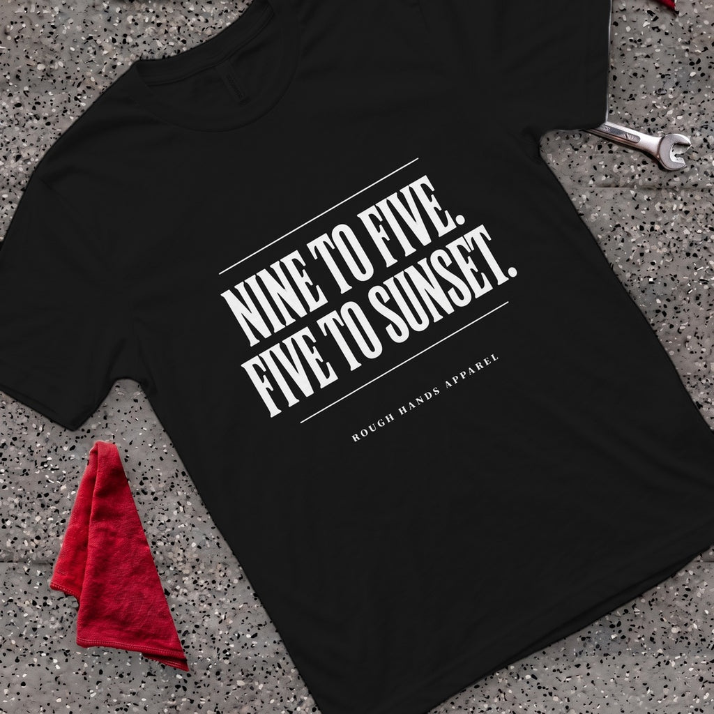 Nine to Sunset T-Shirt - Black