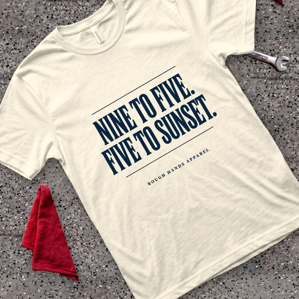 Nine to Sunset T-Shirt - Natural