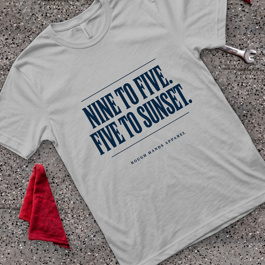Nine to Sunset T-Shirt - Sport Grey