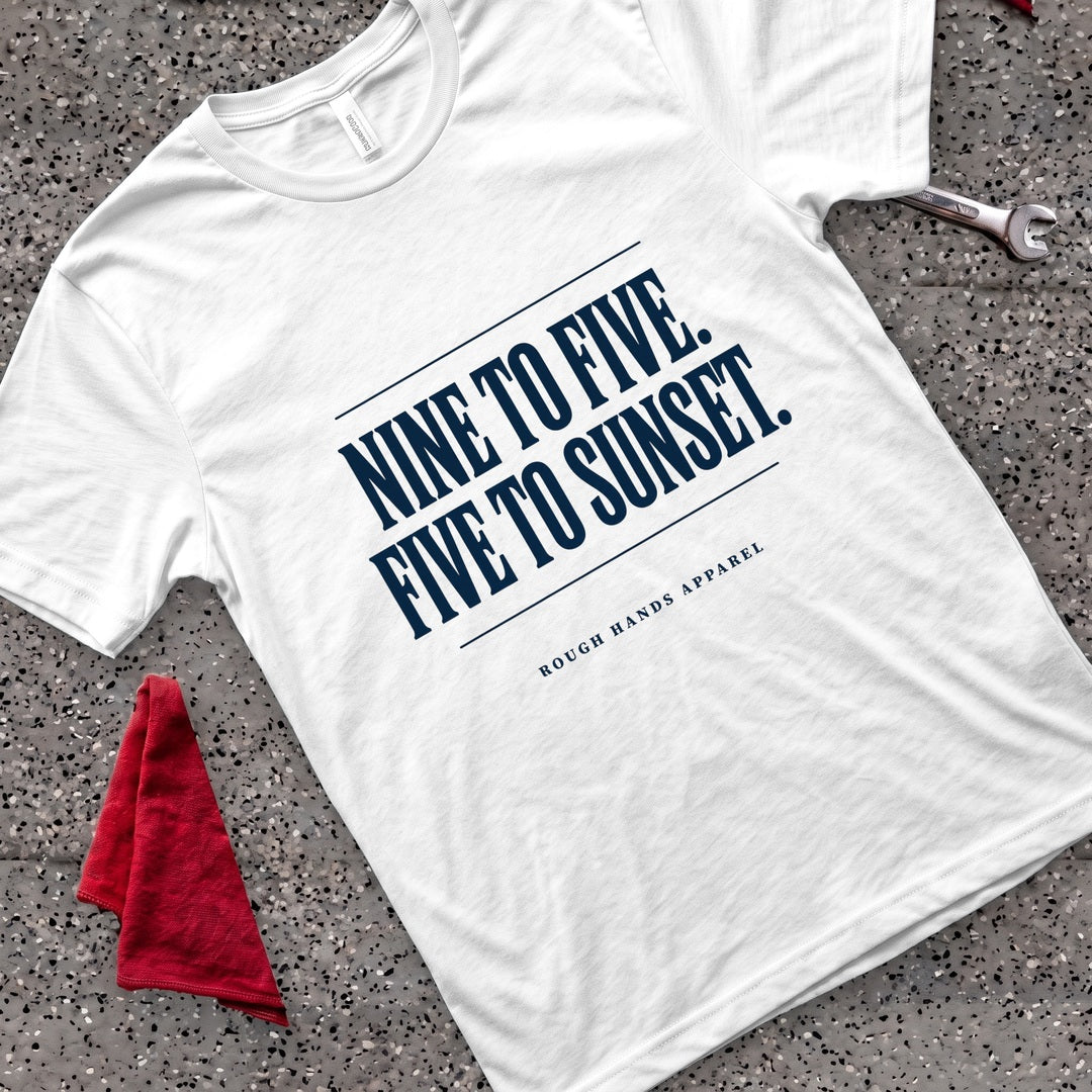 Nine to Sunset T-Shirt - White