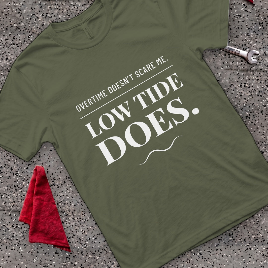 Low Tide Does T-Shirt - Military Green