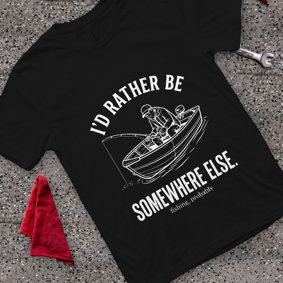 Rather Be Elsewhere T-Shirt - Black