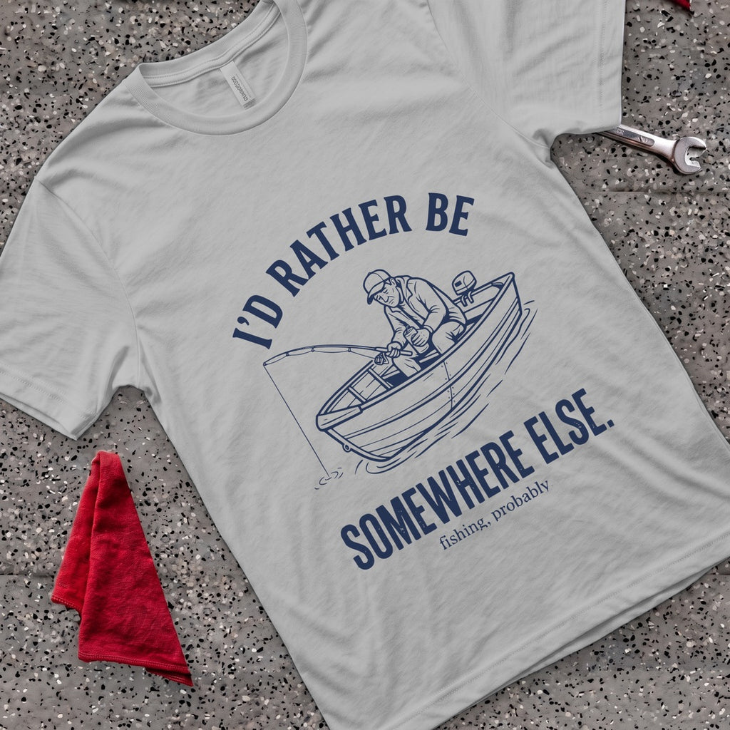 Rather Be Elsewhere T-Shirt - Sport Grey